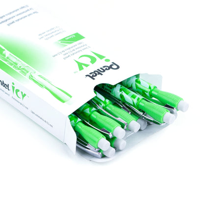 Pentel ICY Mechanical Pencil, 0.5mm, Tinted Lime Green Barrel, Box of 12 (AL25TK-R1)