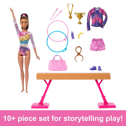 Barbie Careers Gymnastics Doll & Themed Accessories Playset