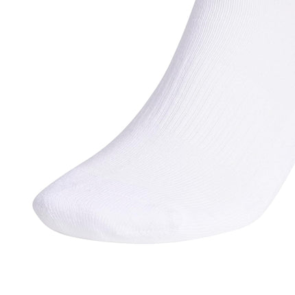 adidas Women's Athletic Cushioned Crew Socks with Arch Support, 6-Pack, Durable, Moisture-Wicking, White/Black/White, Medium