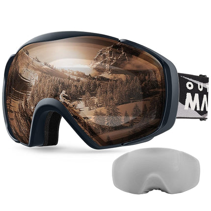 OutdoorMaster Ski Goggles with Cover Snowboard Sno