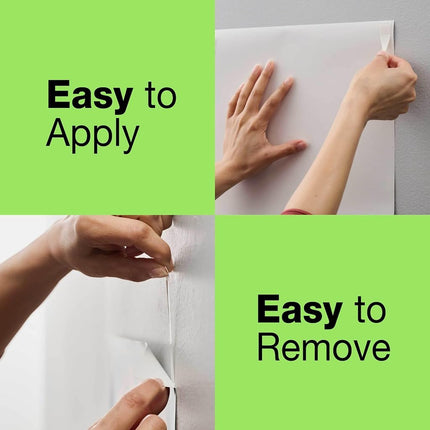 FrogTape reMOVEables Poster Strips, No Damage Hanging Strips, Removable Poster Hangers, Stick On Adhesive Wall Tape Alternative for Pictures, Home, School, Office, White, 16 Pairs (32 Strips)