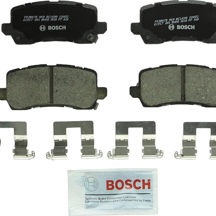 BOSCH BC1698 QuietCast Premium Ceramic Disc Brake Pad Set - Compatible with Select Acura MDX, RLX, TLX; Honda Odyssey; REAR
