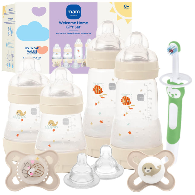 MAM Welcome Home Gift Set (9-Piece), Easy Start An