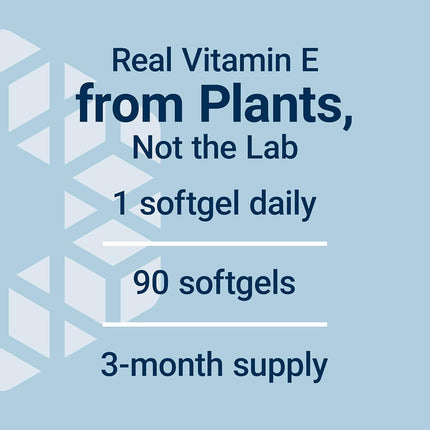 Life Extension Natural Vitamin E, 400 IU, 90 Softgel
