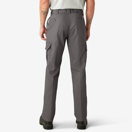 Pantalones cargo Dickies Flex de corte regular para hombre, color gris guijarro, 32W x 32L