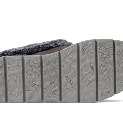 Skechers Keepsakes Women's Lite-Cozy Blend Slippers, Dark Grey, 9.5