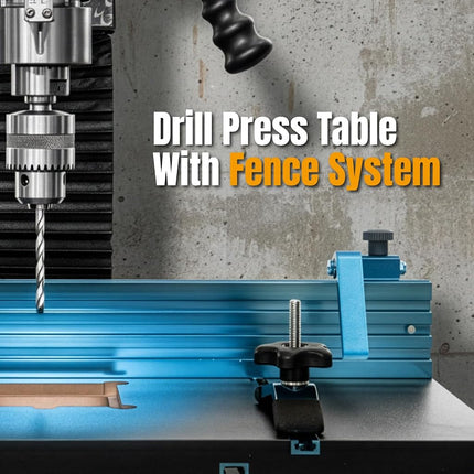 POWERTEC 3" Fence Flip Stop for Table Saw, Miter Saw, and Drill Press, T Track Accessories for Woodworking, 1PK (71367)