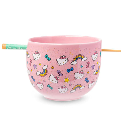 Silver Buffalo Sanrio Hello Kitty Bows Stars Rainb