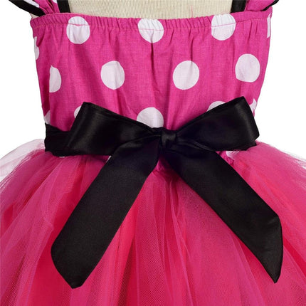 Dressy Daisy Baby Girls Polka Dots Tulle Dress, Hot Pink, Size 00