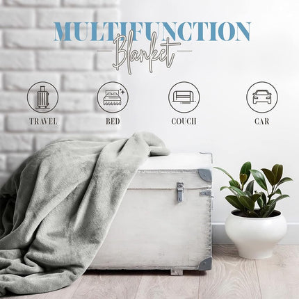 Elegant Comfort Luxury Velvety Feel Blanket, All-Season Lightweight Blanket, Ultra Plush, Soft, Cozy-Fuzzy Flannel Fleece for Couch, Sofa, Bed, Travel, Solid Design, King/California King, Black