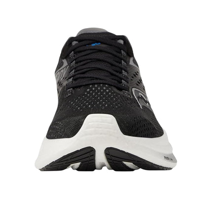 Saucony Ride 17 de mujer, negro/blanco, 5 ancho