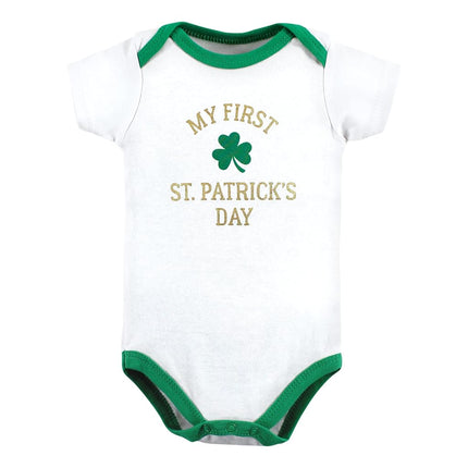 Lot de bodys en coton Hudson Baby pour bébé, première Saint-Valentin et Pâques pour garçon, 0-3 mois