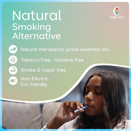 Cigtrus Smokeless Flavored Oxygen Air for a better life | Help Replace The Habit of Holding, Feel or Puff | Natural Support 4 Variety Pack