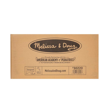 Melissa & Doug Par de sillas de madera - Muebles infantiles blancos