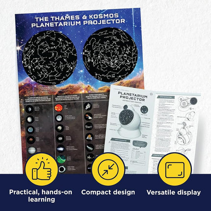 Thames & Kosmos Planetarium Projector - Educational Science Kit for Children & Young Teens - Space Theme - Ages Youth - Requires Adult Supervision