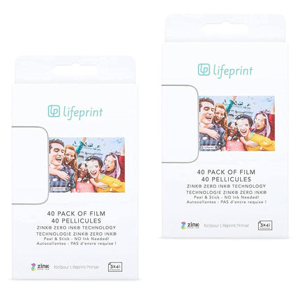 Lifeprint 3x4 Premium Zink Instant Print Photo Pap