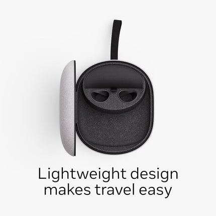 Meta Quest Compact Carrying Case — Works with Meta Quest 3/3S — Refreshed Compact Design — Fits Quest 3/3S, Touch Plus Controller, Active Straps, Charging Cable, and Adapter