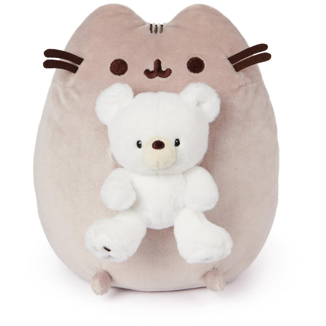GUND Pusheen with Kai Bear Plush, Stuffed Animal C