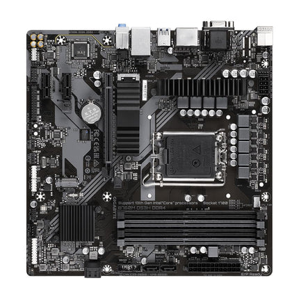 Gigabyte B760M DS3H DDR4 Motherboard - Supports Intel Core 14th Gen CPUs, 6+2+1 Phases Digital VRM, up to 5333MHz DDR4 (OC), 2xPCIe 4.0 M.2, 2.5GbE LAN, USB 3.2 Gen2
