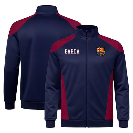Icon Sports Officially Licensed FC Barcelona Soccer Track Jacket - Unisex Kids