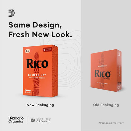 D’Addario Woodwinds - Rico Alto Sax Reeds - Reeds for Alto Saxophone - Alto Saxophone Reeds Crafted for Beginners, Students, Educators - Strength 3.5, 3-Pack