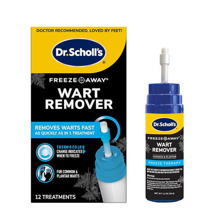 Dr. Scholl�s FreezeAway Wart Remover, 12 Applications // Doctor-Proven Treatment to Rapidy Freeze and Remove Common and Plantar Warts