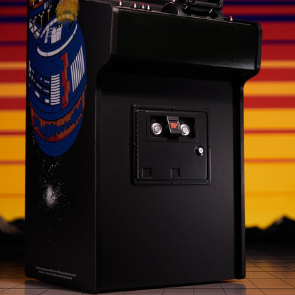 Quarter Arcades Lunar Lander Mini Atari Replica Cabinet with Original ROM – Retro Machine with Thrust Lever, CRT Lens, Rechargeable Battery – Mini Game for Home