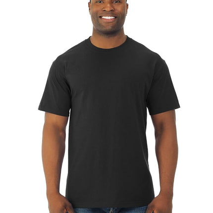 Fruit of The Loom Mens HD Cotton Short Sleeve Crew T-Shirt, M, Black
