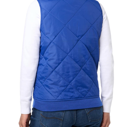 Chaleco acolchado Dickies para mujer, azul, talla XXS