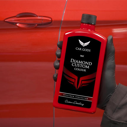 Car Gods Iris Custom Color Light Red 3-in-1 Polish Wax Colour Restorer & Scratch Remover 500 ml - 16 colors Available