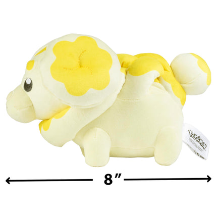 Peluche oficial de Fidough de Pokémon de 20 cm - Figura de Escarlata y Púrpura - Peluche auténtico de perro hada suave - Regalo de Navidad para niños y niñas - 2+