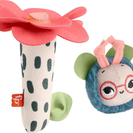 Fisher-Price Baby Toys Planet Friends Shake ‘n Rat