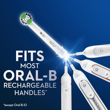 Oral-B Electric Toothbrush Replacement Brush Heads, Precision Clean, White, 1 Count + 1 Daily Clean White