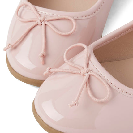 The Children's Place Girl's Baby Toddler Closed Toe Ballet Flats, Pink, 10 US Toddler