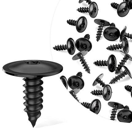 GOOACC 25 uds. tornillo Torx T25 M4.8×16 para guardabarros, protector contra salpicaduras, cubierta de parachoques compatible con Audi Volkswagen Skoda Porsche, OEM: #N90974701