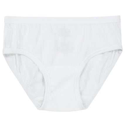 Fruit of the Loom Culotte Fille en Coton, Lot de 20 - Blanc/Rayures/Imprimé Animal, 4