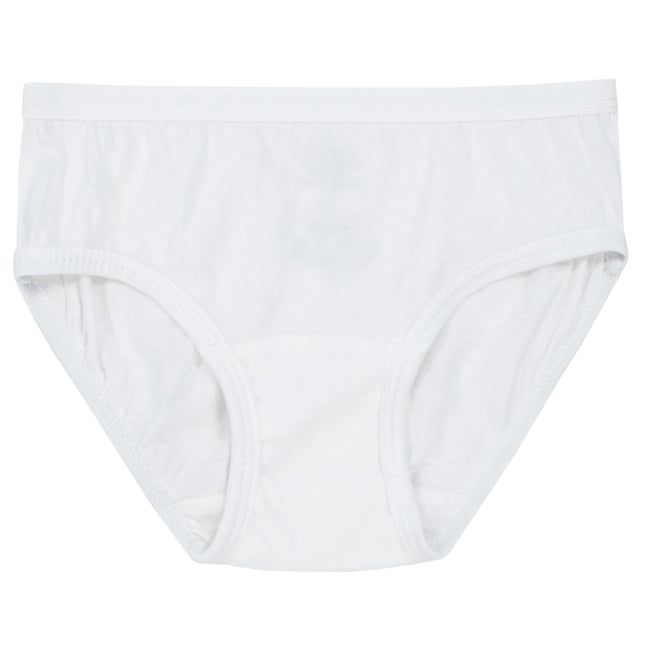 Fruit of the Loom Ropa Interior de Algodón para Niñas, Paquete Múltiple, Bragas - Paquete de 20 - Blanco/Rayas/Estampado Animal, 4