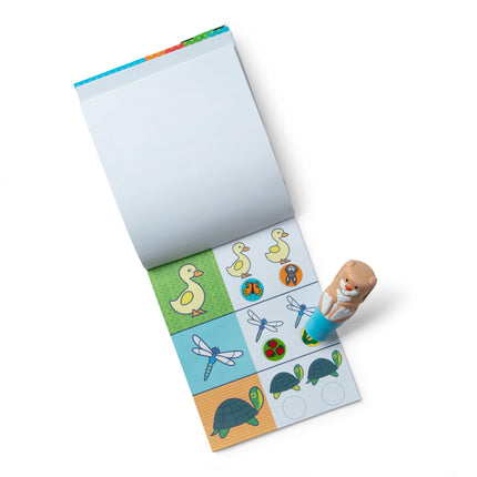 Melissa & Doug Sticker Wow! Paquete Conejito (Sellador con libro + Paquete de recarga de afirmaciones)
