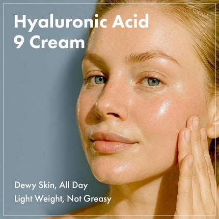 TOSOWOONG Hyaluronic Acid 9 Cream, Daily Face Moisturizer