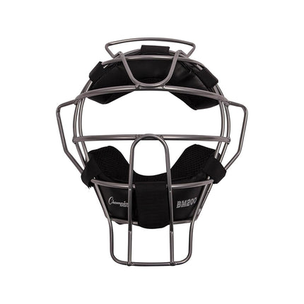 Champion Sports BM200SL Lightweight Umpire Face Mask, Silver