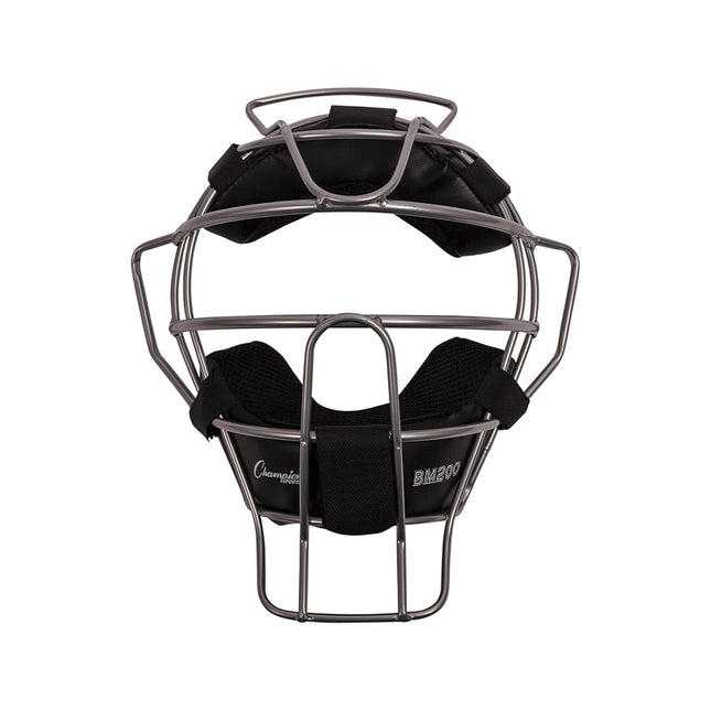 Champion Sports BM200SL Lightweight Umpire Face Mask, Silver