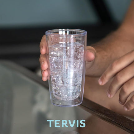 Tervis Peanuts - Gobelet en feutre avec emblème et couvercle noir 47 cl, transparent