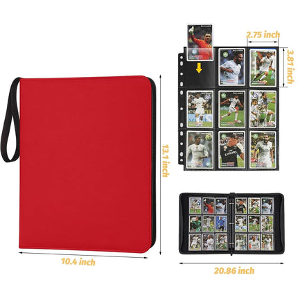 Foalgo Trading Card Binder, Card Collection Binder Album Folder with 720 Side Loading Pockets, 9 Pocket Trading Card Album Folder for TGC,MTG, Baseball Cards, Yugioh