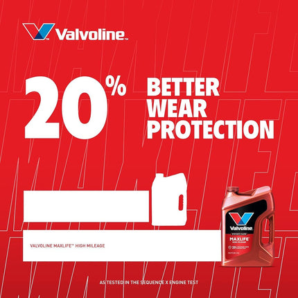Valvoline 782253 MaxLife SAE 5W-20 High Mileage Motor Oil - 5 Quart by Valvoline