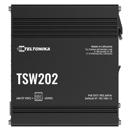 Teltonika TSW202 Managed PoE+ switch, 8 x Gigabit 