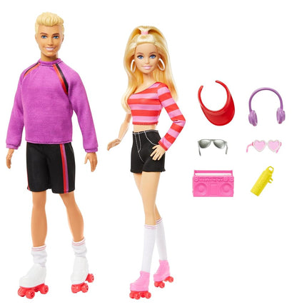 Barbie Fashionistas Roller-Skating Barbie & Ken Set
