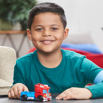 TRANSFORMERS Playskool Heroes Rescue Bots Academy Classic Heroes Team Optimus Prime, figurine convertible de 11,5 cm, jouet pour enfants à partir de 3 ans