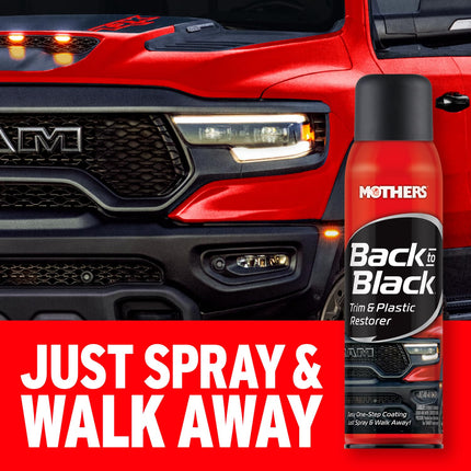Mothers 06110 Back-to-Black Trim & Plastic Restorer - 10 oz.