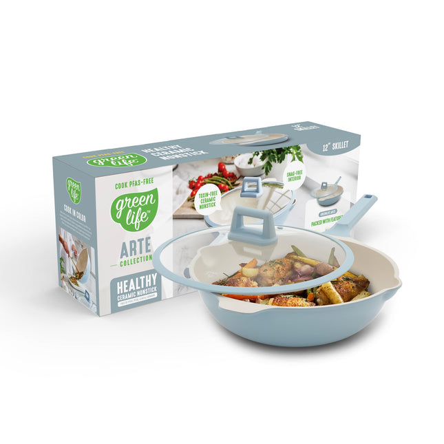 GreenLife Nonstick 12” (5QT) All in One Deep Skill