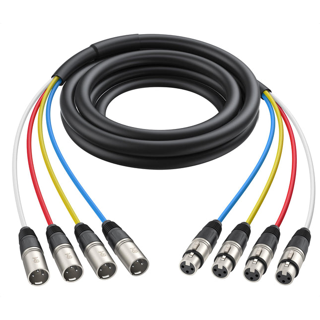 Cable Matters 4-Channel XLR Male to Female Snake C